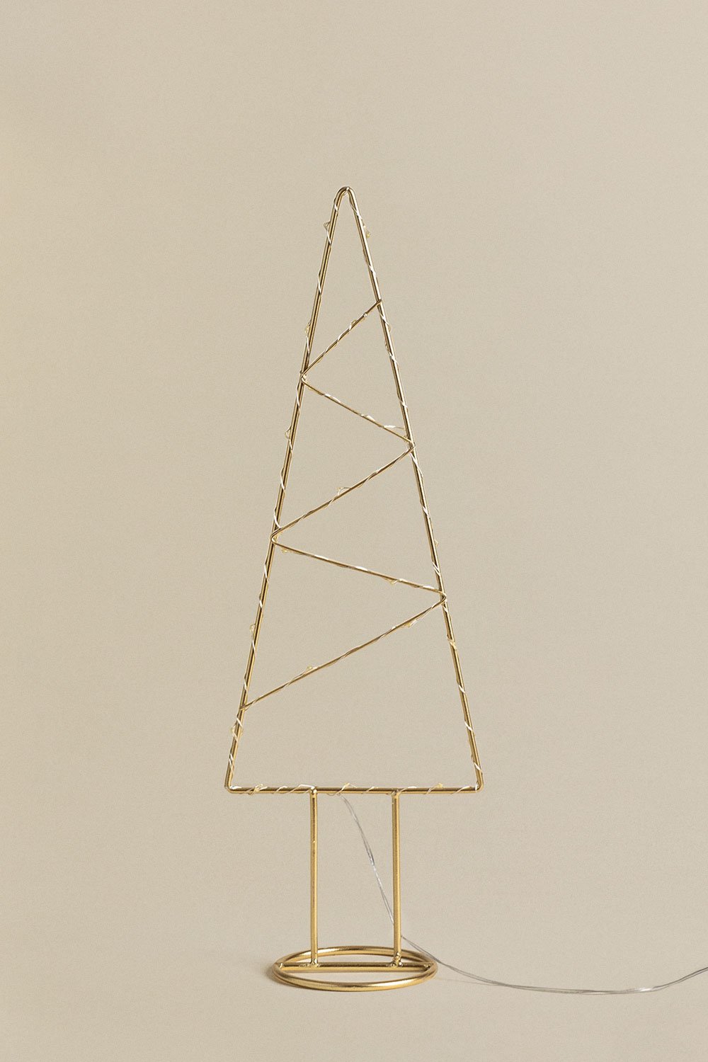 Weihnachtsbaum aus Holz mit LEDLeuchten Niorb SKLUM