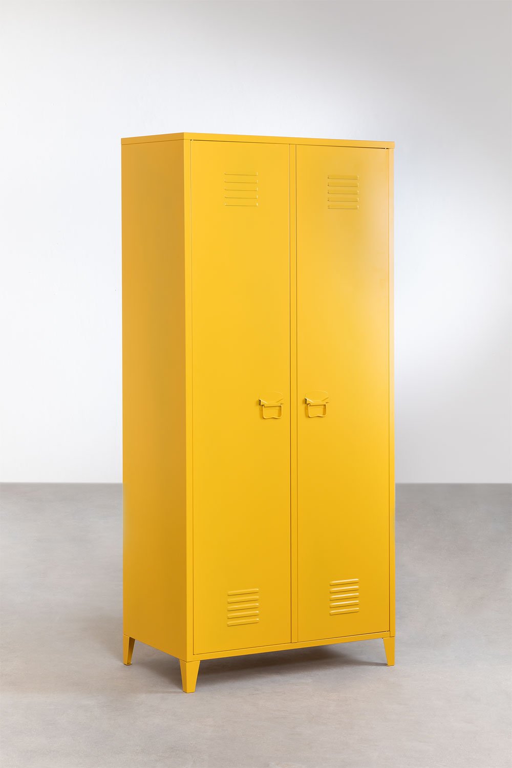 Pohpli TV-Schrank mit Spind aus Stahl - SKLUM