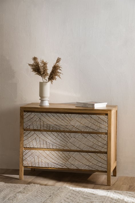 Kommode 100x45 cm aus Mangoholz Doreliya