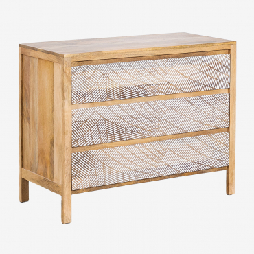 Kommode Aus Mangoholz Von Doreliya Mango-holz - Sklum
