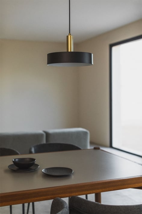 Hängende Deckenlampe Ø30 cm aus Eisen Berien