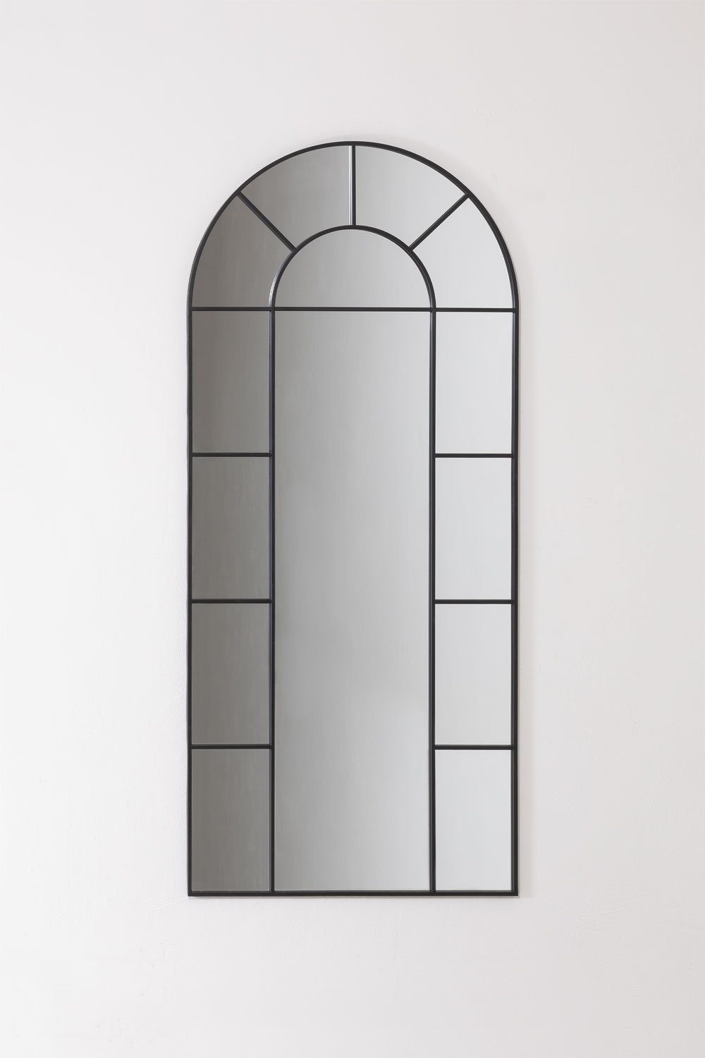 Wandspiegel in Fensteroptik aus Metall (180x80 cm) Diana - SKLUM