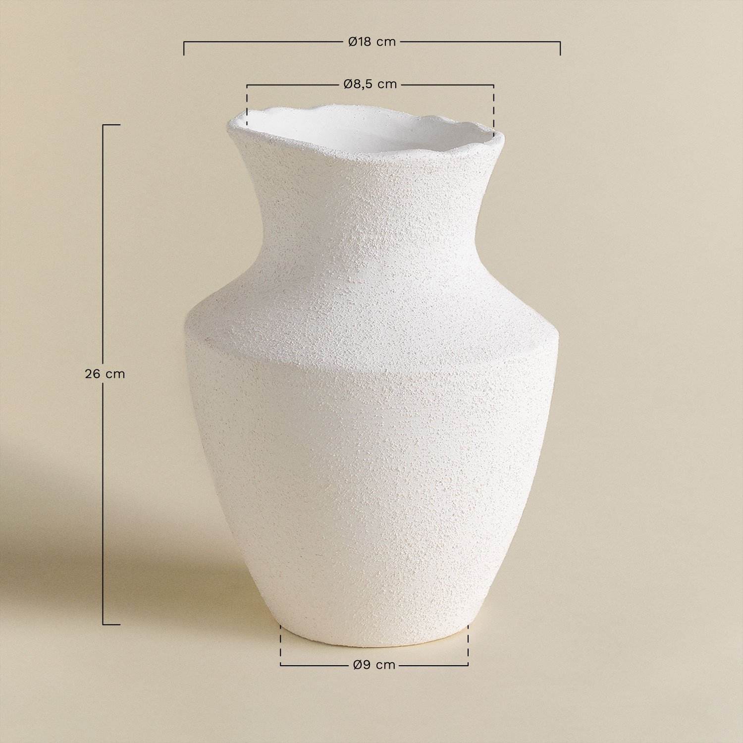 Maguire Keramikvase, MAßE