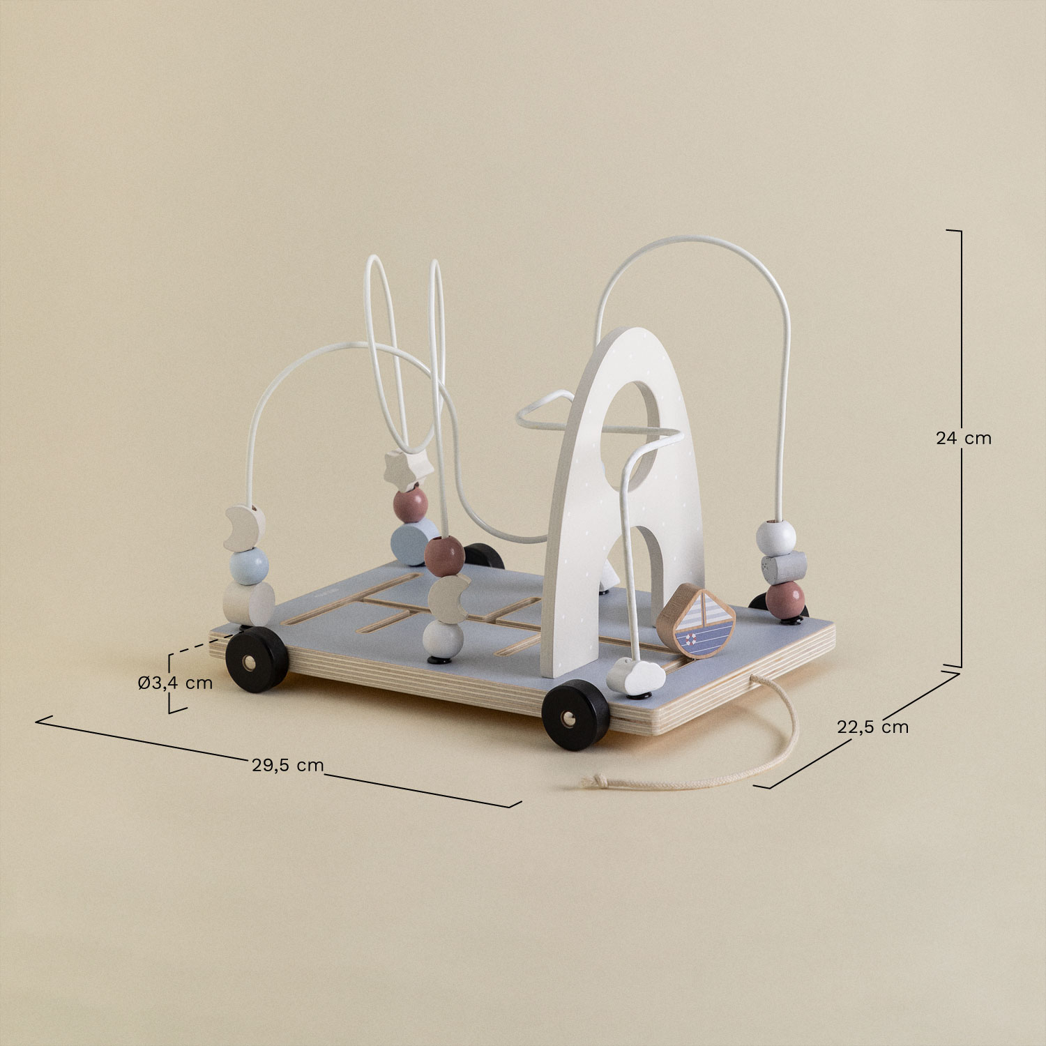 Holzperlen-Labyrinth Pedrys Kids, MAßE