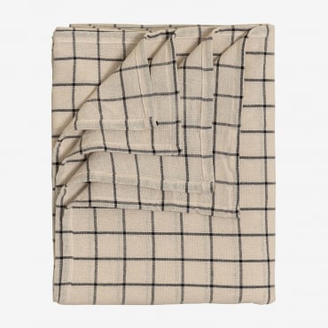 Tischdecke 140x240 Cm Aus Baumwolle Bitow Beige Leinen - Sklum