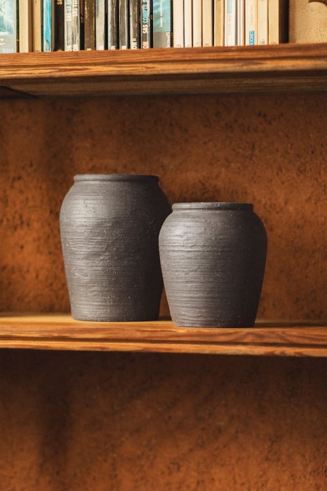 Sauzon Keramikvase - ↑19 cm