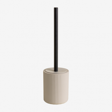 Toilettenbürste Aus Abs Und Ozene-bambus Beige Creme - Sklum