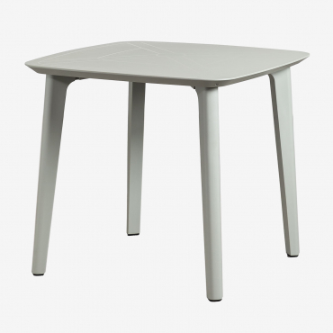 Gartentisch Quadratisch 85x85 Cm Scand Grün Caqui - Sklum