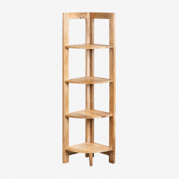 Pattell Eckregal Aus Mangoholz Mango-holz - Sklum