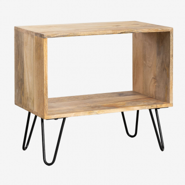 Dugan Beistelltisch Aus Mangoholz Mango-holz - Sklum