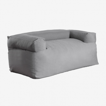 Darmian 2-sitzer-gartensofa Armee Grau - Sklum