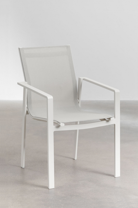 2er-Pack Eika-Gartenstühle aus Aluminium