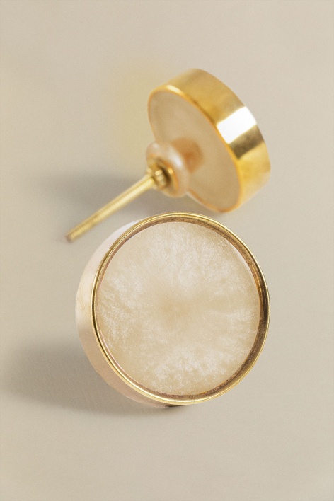 Set aus 2 Griffen aus Harz Rosi