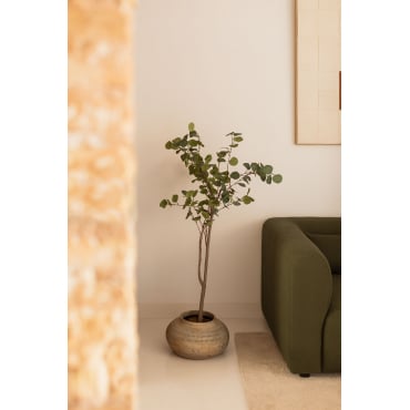 Knstliche dekorative Pflanze 130 cm Eukalyptus - SKLUM