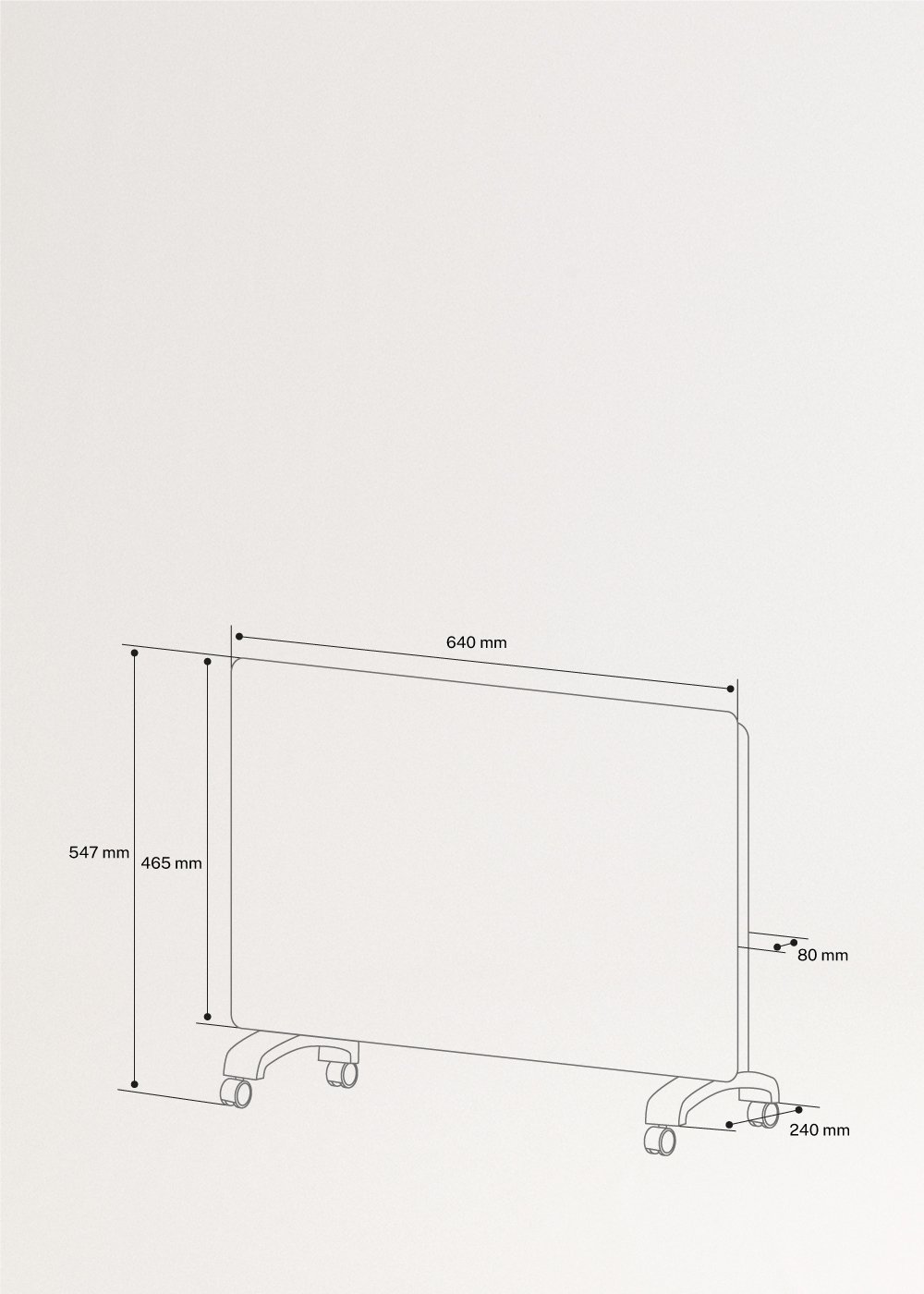 CREATE - WARM CRYSTAL 1500W - Elektrischer Glas-Konvektor mit WiFi, MA&szlig;E