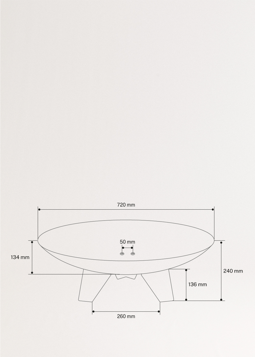 CREATE - FIRE BOWL - Feuerschale, MAßE