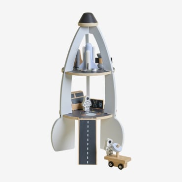 Apirelo Kids Multiaktivitäts-holzrakete Weiss - Sklum