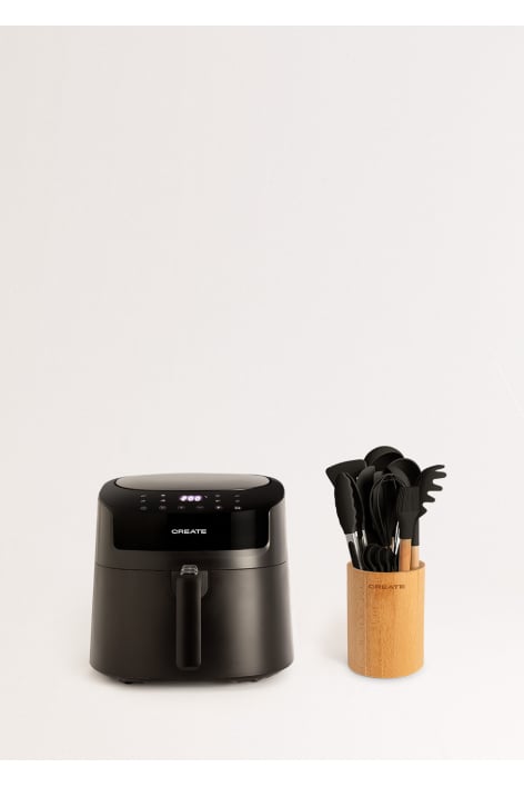 CREATE - PACK AIR FRYER PRO LARGE 6.2 L + Küchenutensilien-Set