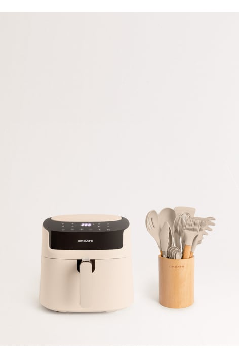 CREATE - PACK AIR FRYER PRO LARGE 6.2 L + Küchenutensilien-Set