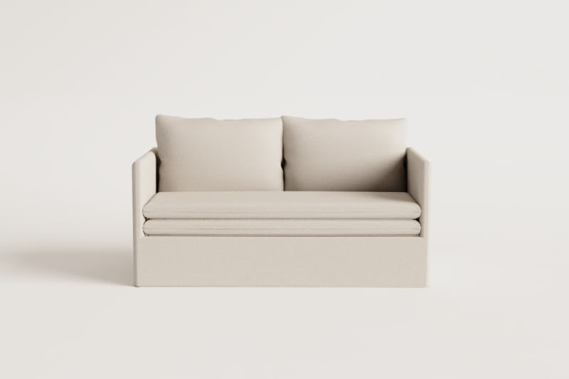 2-Sitzer-Sofa aus Grace-Leinen und Baumwolle