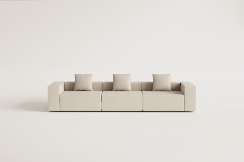 Modulares 3-teiliger Sofa (↔︎375 cm) Bruna