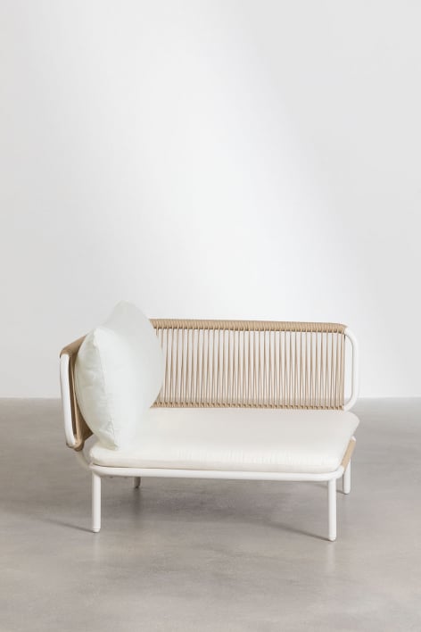 Eckmodul für das modulare Gartensofa Roubly