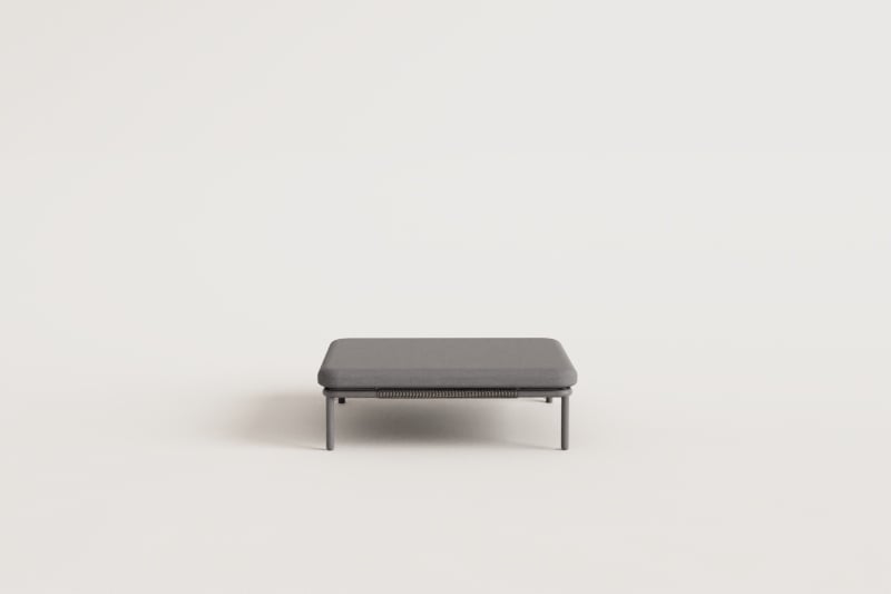 Sitzhocker für modulares Gartensofa Roubly