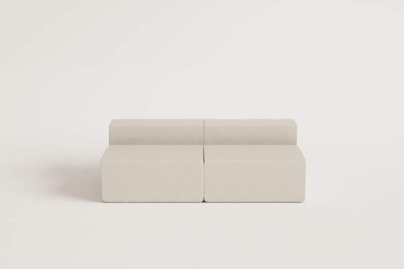 Dojans 2-teiliges modulares Gartensofa        