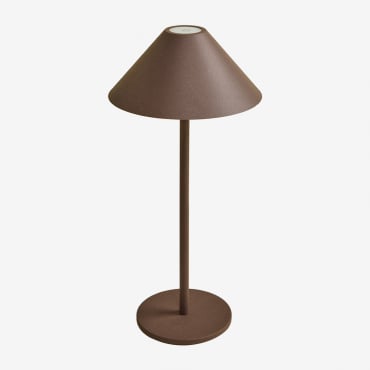 Kabellose Led-tischleuchte Nebida Braun Kaffee - Sklum