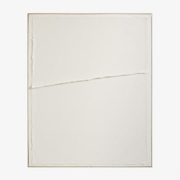 Dekoratives Gemälde Mit Textur Aus Ovilea-leinen 80 X 100 Cm & B - Sklum