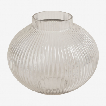 Biefel-glasvase Transparent - Sklum