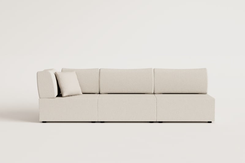 Dreiteiliges modulares Ecksofa Kata