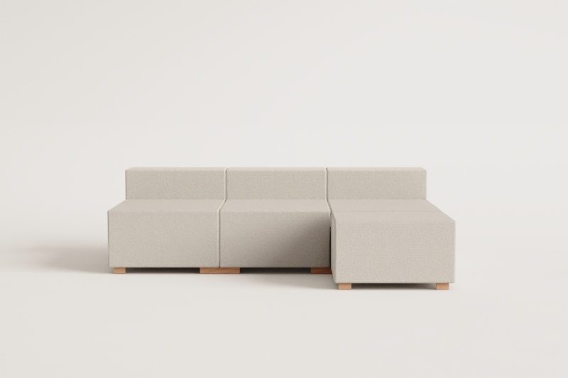 4-Teiliges Modulares Sofa mit Chaise Lounge Robert