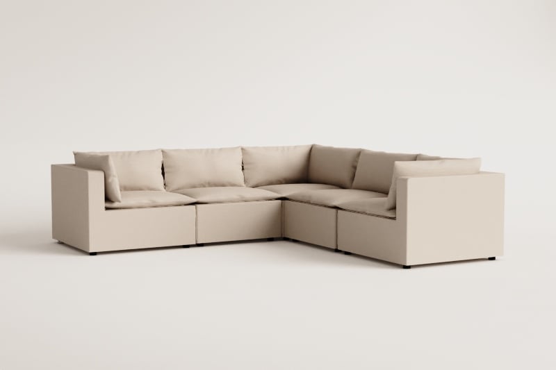 Estefan Style 5-teiliges modulares Sofa 