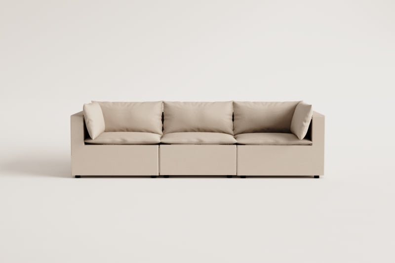 Estefan Style 3-teiliges modulares Sofa 