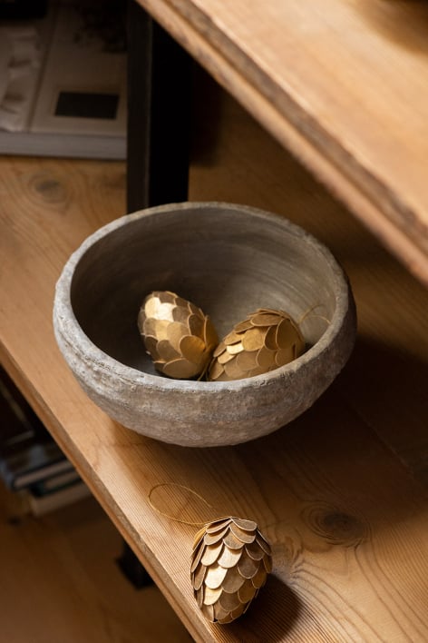 3er Set Weihnachtsdekorationen aus Papier Elysia