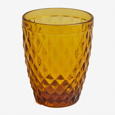 4er-pack 27 Cl Koviran-glasbecher Ockergelb - Sklum