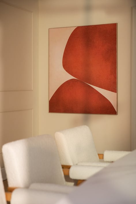 Dekoratives Bild 100x120 cm mit Gipsstruktur Enara