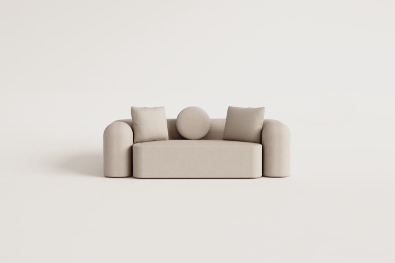 3-Sitzer-Sofa aus Coco-Chenille