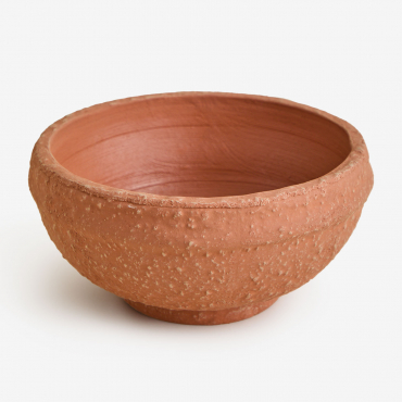 Dekorative Schale Aus Terrakotta Agnon Rot Sienna & Ø22,5 Cm - Sklum