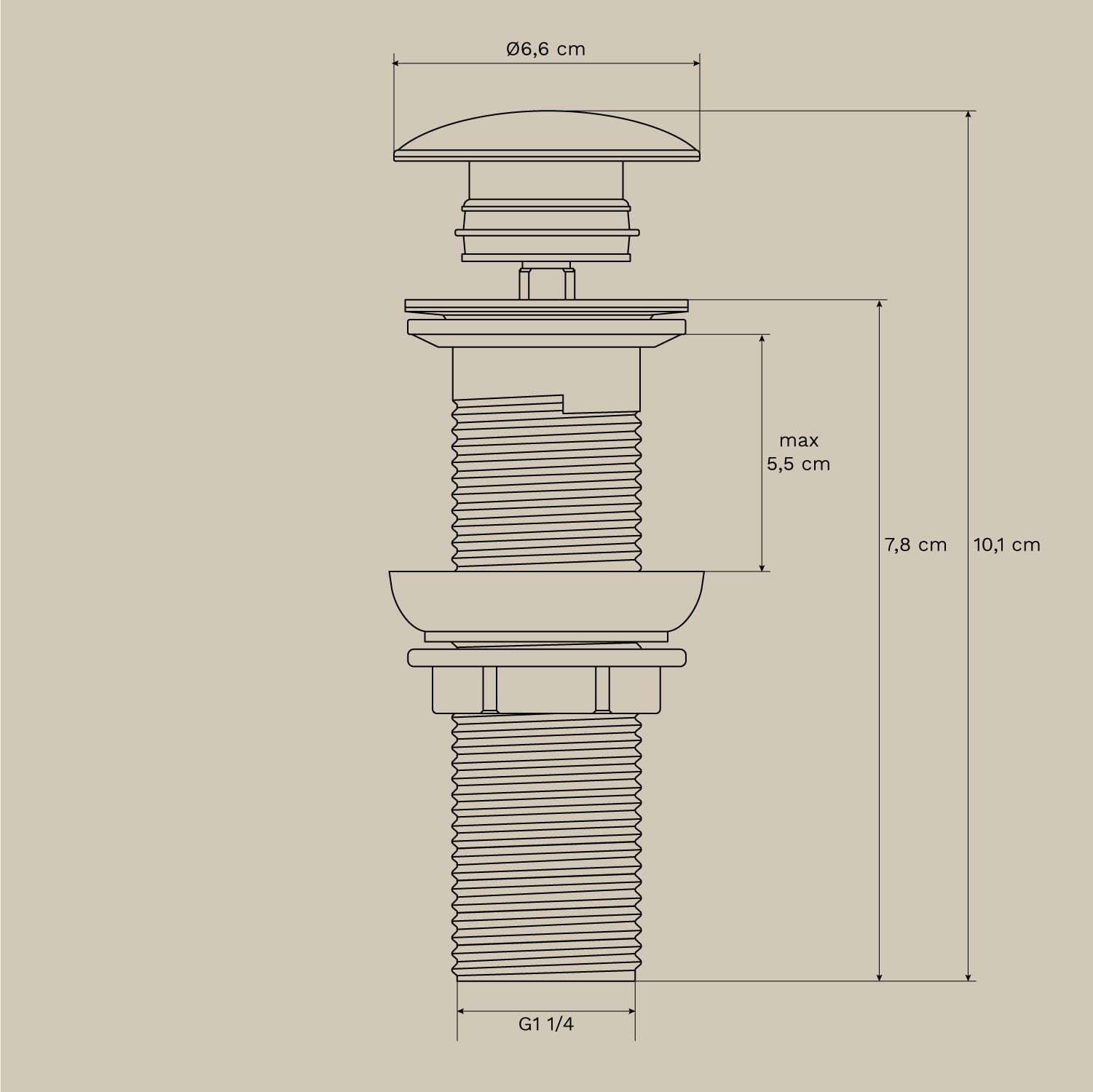 Deleyna hängendes Badezimmermöbel-Set aus Holz, MA&szlig;E