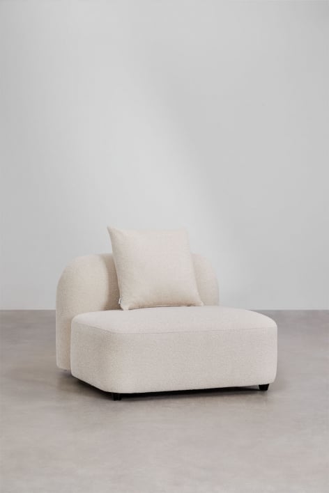 Zentralmodul für modulares Sofa aus Coco-Chenille