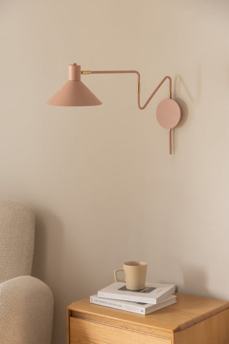 Wandlampe aus drehbarem Eisen Lizz