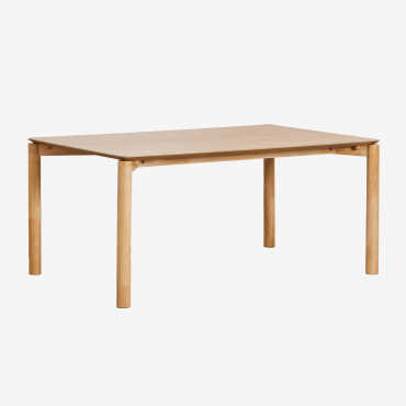 Rechteckiger Esstisch Aus Mdf Munden Braun Eiche & 200 X 100 Cm - Sklum