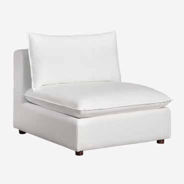 Estefan Sessel Aus Stoff Und Holz Weiss - Sklum