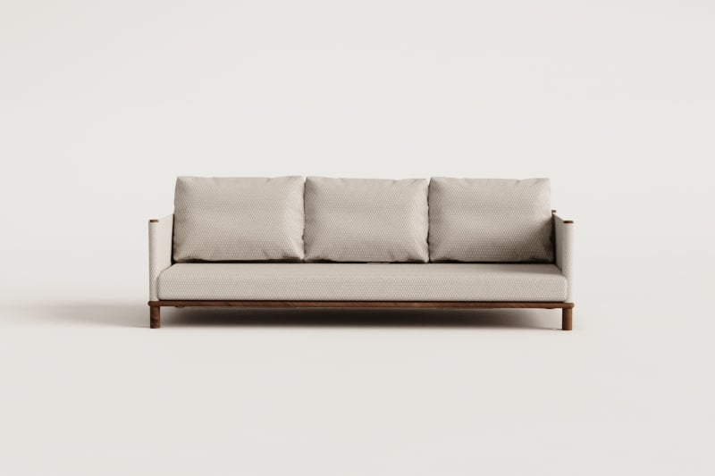 Olivia 3-Sitzer-Gartensofa aus Akazienholz  