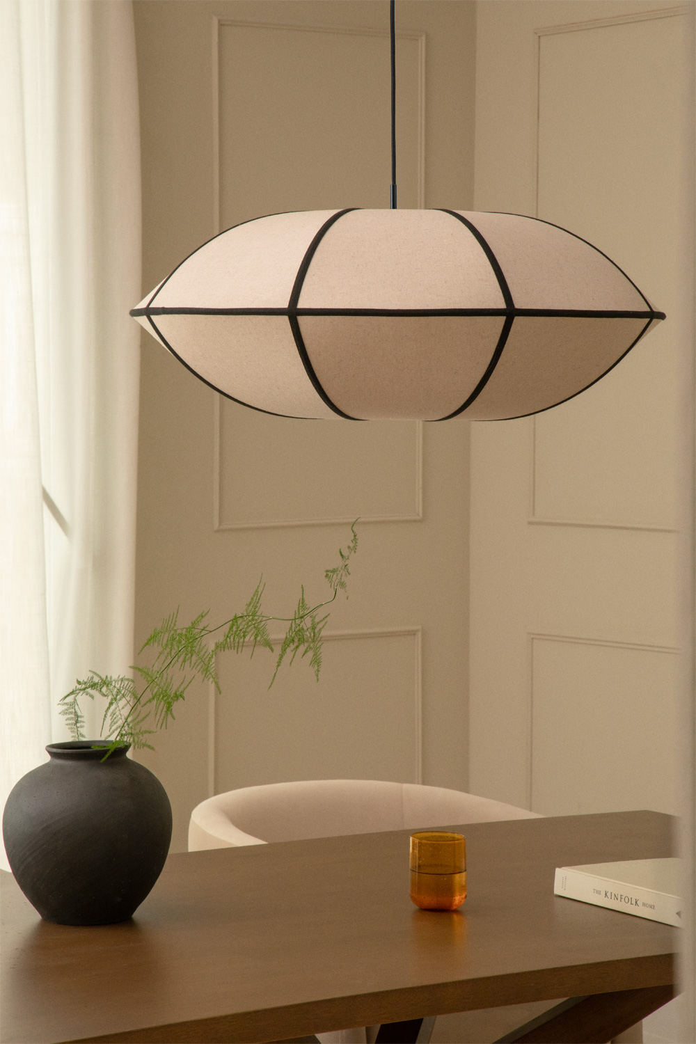Hängende Deckenlampe aus Leinen Patraix