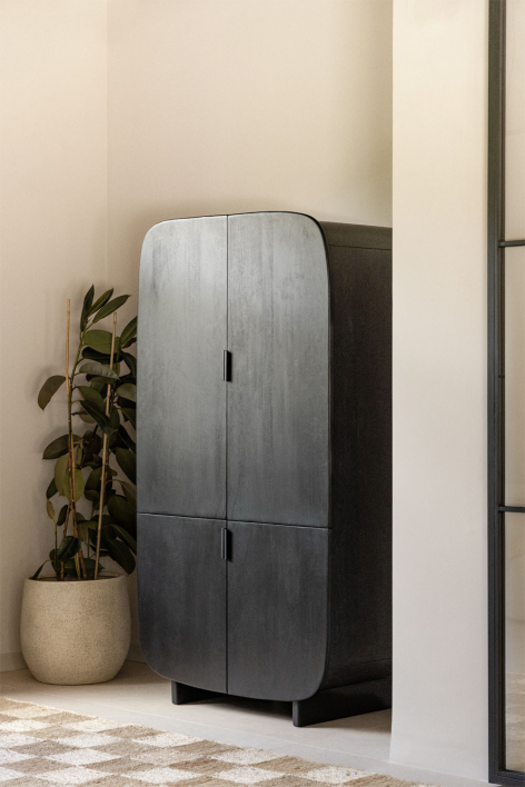 Kleiderschrank Agathe aus Mangoholz