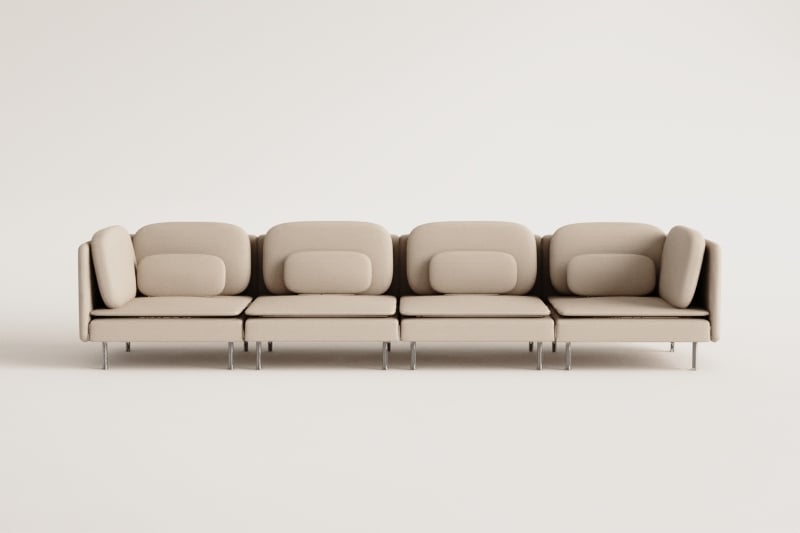 Oriol 4-teiliges modulares Sofa