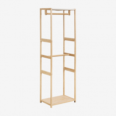 Deneb Bambus-garderobe Natürlich - Sklum